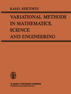 cover image of Variational Methods in Mathematics, Science and Engineering